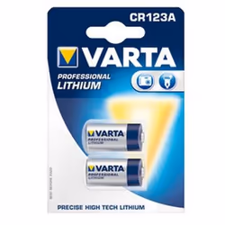 Varta -CR123A-2, Batterie à usage unique, CR123A, Lithium, 3 V, 2 pièce(s), 1600 mAh