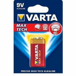 Varta 9V, Batterie à usage unique, 9V, Alcaline, 9 V, 1 pièce(s), Orange, Rouge