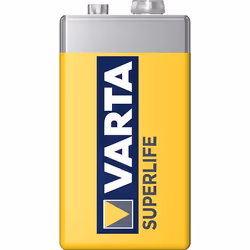 Varta SUPERLIFE 9 V, 9V, Zinc-Carbone, 9 V, 48,5 mm, 38 g