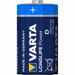Varta 4920 121 414, Batterie à usage unique, D, Dioxyde de zinc et de manganèse (Zn/MnO2), 1,5 V, 4 pièce(s), Multicolore