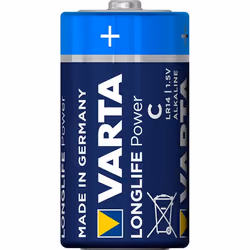 Varta 4914121414, Batterie à usage unique, Dioxyde de zinc et de manganèse (Zn/MnO2), 1,5 V, 4 pièce(s), Multicolore, 50 mm