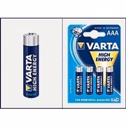 Varta HIGH ENERGY AAA, Batterie à usage unique, Alcaline, 1,5 V, AAA/MICRO/LR03