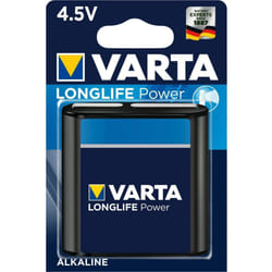 Varta - Pack de 10 Piles Alcaline Longlife Power 4,5V