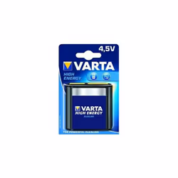 Pile Varta alcaline High Energy. 4,5V. Spécialement conçue pour les applications grandes consommation d'énergie.