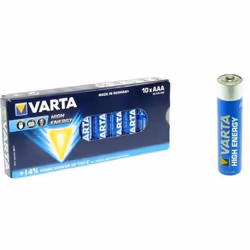 Varta Alkaline, 1.5 V, AAA, Batterie à usage unique, AAA, Alcaline, 1,5 V, 10 pièce(s), Cylindrique