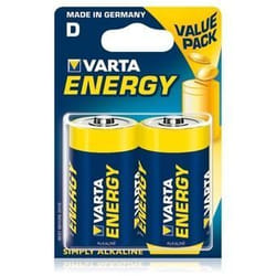 Varta - Pack de 10 blisters de 2 Piles ENERGY D (LR20)