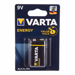 Varta ENERGY 9 V, Alcaline, 9 V, Bleu, 1 pièce(s)