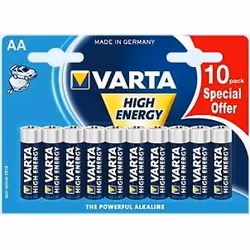 Varta High Energy AA 10-pack, Batterie à usage unique, Alcaline, 1,5 V, 10 pièce(s), AA