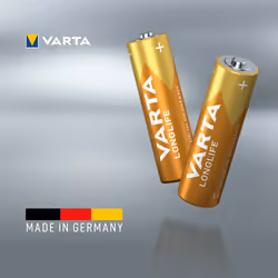 Varta Longlife AAA, Batterie à usage unique, AAA, Alcaline, 1,5 V, 10 pièce(s), Multicolore