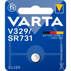 Varta V329, Batterie à usage unique, SR731SW, Argent-Oxide (S), 1,55 V, 1 pièce(s), 39 mAh