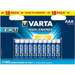 Varta HIGH ENERGY AAA Batterie à usage unique Alcaline