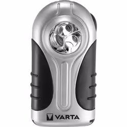 Varta 16647, Lampe torche, Noir, Argent, Plastique, Caoutchouc, LED, 3 lampe(s), 28 lm