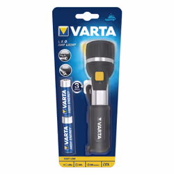 Varta LED Day Light, Lampe torche, Acrylonitrile-Butadiène-Styrène (ABS), Aluminium, Caoutchouc, LED, 3 lampe(s), 28 lm, 42 m