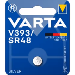 Varta V393, Batterie à usage unique, SR48, Argent-Oxide (S), 1,55 V, 1 pièce(s), 75 mAh