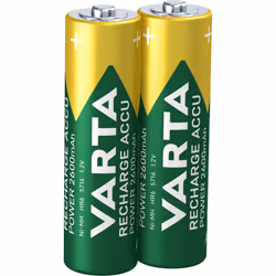Varta 05716, Batterie rechargeable, AA, Hybrides nickel-métal (NiMH), 1,2 V, 2 pièce(s), 2600 mAh