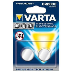 Varta - Pack de 10 blisters de 2 Piles électronique CR2032