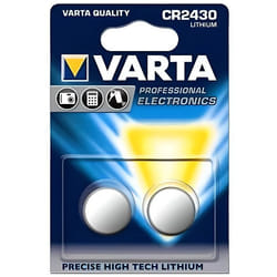2 Pile CR2430 VARTA bouton Lithium 3V CR 2430 6430