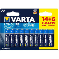 Varta Longlife Power Batterie à usage unique AA Alcaline