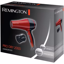 Remington Pro Dry 2000 sèche-cheveux 2000 W Noir, Rouge