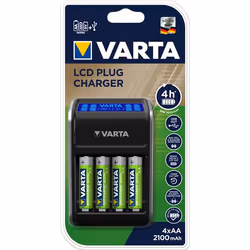 Varta -57677, Hybrides nickel-métal (NiMH), Inversion de polarité, Court-circuit, 9v, AA, AAA, 4 pièce(s), Piles fournies