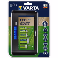 Varta -57678, Hybrides nickel-métal (NiMH), 9v, AA, AAA, C, D