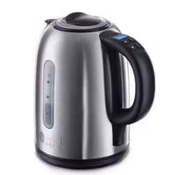 Russell Hobbs Buckingham, 1,7 L, 2400 W, Noir, Acier inoxydable, Plastique, Acier inoxydable, Thermostat réglable, Indicateur ...