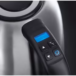 Russell Hobbs Buckingham bouilloire 1,7 L 2400 W Noir, Acier inoxydable