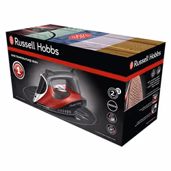 Russell Hobbs 25090-56 fer à repasser Fer à repasser à sec ou à vapeur Semelle en céramique 2600 W Noir, Gris, Rouge