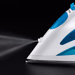 Russell Hobbs 20562-56 fer à repasser Fer à repasser à sec ou à vapeur Semelle en céramique 2600 W Bleu, Blanc