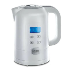 Russell Hobbs 21150-70 Wasserkocher Precision Control, 2200 Watt, 1.7l, Temperatureinstellung mit LCD-Anzeige, Warmhaltefunktion, weiß