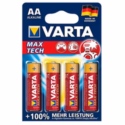Varta 04706110404, Batterie à usage unique, AA, Alcaline, 1,5 V, 4 pièce(s), Rouge