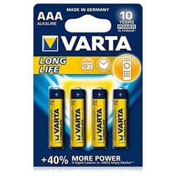Varta Longlife Batterie Batterie à usage unique AAA Alcaline