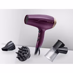 Remington D5219, Noir, Violet, Orifice de suspension, 2300 W