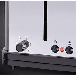 Russell Hobbs 23610-56 grille-pain 6 4 part(s) Noir, Acier inoxydable