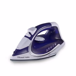 Russell Hobbs 23300-56, Fer à repasser à sec ou à vapeur, Semelle en céramique, 1,8 m, 135 g/min, Bleu, Blanc, 40 g/min
