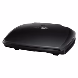 George Foreman 23440, Noir, Rectangulaire, Couvercle à charnière