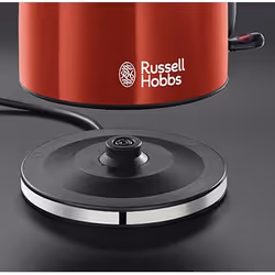Russell Hobbs 20412-70 bouilloire Noir, Rouge, Acier inoxydable