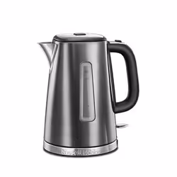 Russell Hobbs Luna Moonlight, 1,7 L, 2400 W, Gris, Acier inoxydable, Indicateur de niveau d'eau, Arrêt de sécurité en cas de  ...