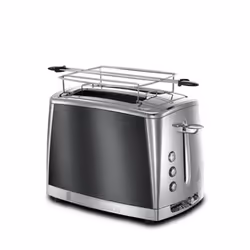 Russell Hobbs Luna Moonlight, 2 part(s), Noir, Gris, Acier inoxydable, Boutons, 1550 W, 220-240 V