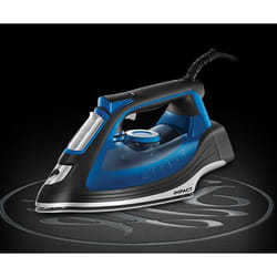 Russell Hobbs 24650-56 fer à repasser Fer à vapeur Semelle Ceranium 2400 W Noir, Bleu