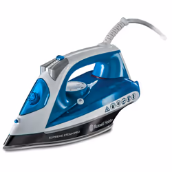 Russell Hobbs Supreme Steam Pro, 2600 W, 145 g/min, Semelle en céramique, 0,31 L, 40 g/min, Bleu, Blanc