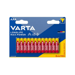 Pile longlife power max - LR3/AAA - 1.5 v - blister de 12 Varta