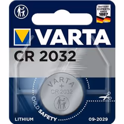 Varta CR2032, Batterie à usage unique, CR2032, Lithium, 3 V, 10 pièce(s), Bleu, Acier inoxydable