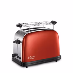 Russell Hobbs 23330-56, 2 part(s), Noir, Rouge, Acier inoxydable, Boutons, Rotatif