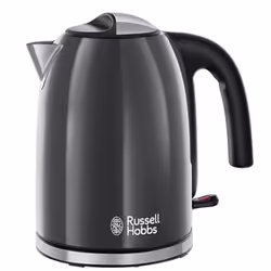 Russell Hobbs 20414, 1,7 L, 3000 W, Gris, Indicateur de niveau d'eau, Arrêt de sécurité en cas de surchauffe, Sans fil