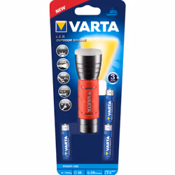 Varta 17627101421, Lampe torche, Noir, Rouge, Aluminium, IPX4, LED, 1 lampe(s)