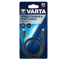 Varta 57947 câble USB 1 m USB 3.2 Gen 2 (3.1 Gen 2) USB C Noir