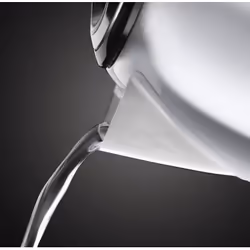 Russell Hobbs Victory bouilloire 1,7 L 2400 W Noir, Acier inoxydable