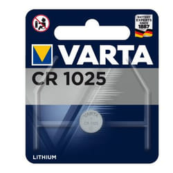 Varta CR 1025 Batterie à usage unique CR1025 Lithium
