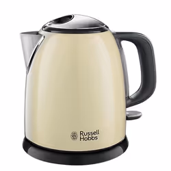 Russell Hobbs 24994-70, 1 L, 2400 W, Crème, Plastique, Acier inoxydable, Indicateur de niveau d'eau, Arrêt de sécurité en cas ...